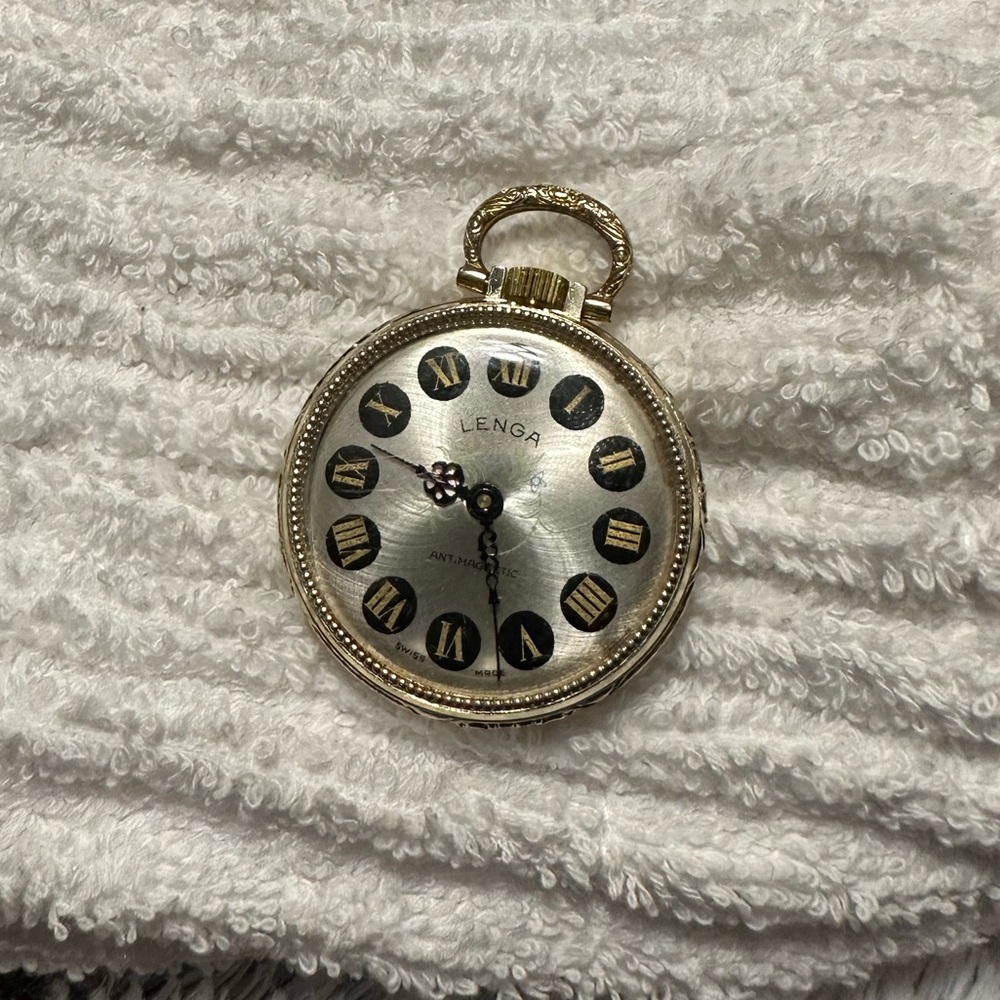 Vintage Lenga Swiss Pocket-watch